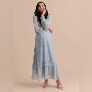 NWT HATCH x A Pea In The Pod Smocked Bodice Empire Waist Dress